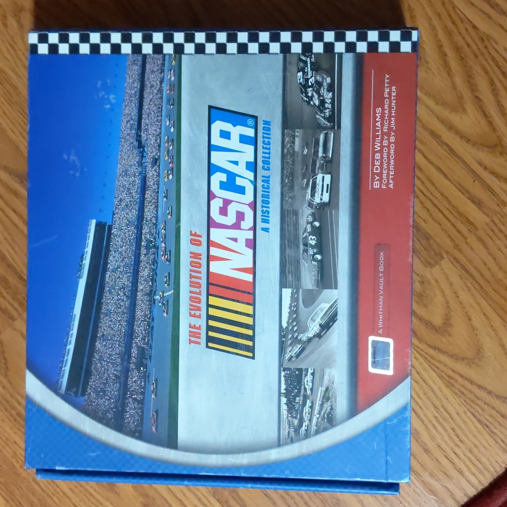 The evolution of NASCAR, a historical collection, boxed hardback book.